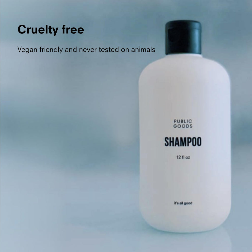 Public Goods Shampoo for Women & Men | Natural Gentle Shampoo to Cleanse & Nourish All Hair Types | Made with Organic Essential Oils | Sulfate & Paraben Free | Vegan | Made in Canada | 12 Fl Oz Bottle