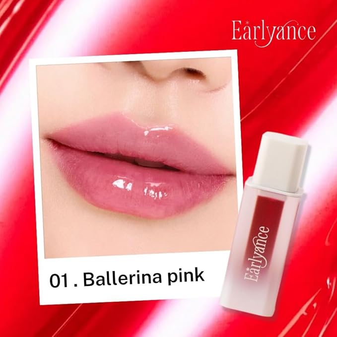 Earlyance Peel Off Natural Watercolor Lip Tattoo Liner (6g), 24hr-Long Lasting Korean Lip Stain, Transfer-Proof Matte Blush Coral with Gentle Plumping for Bareface Look (Daisy Coral)
