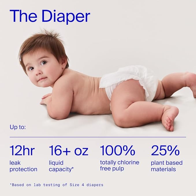 Coterie The Newborn Gift Set, Diapers & Wipes Baby Registry Kit