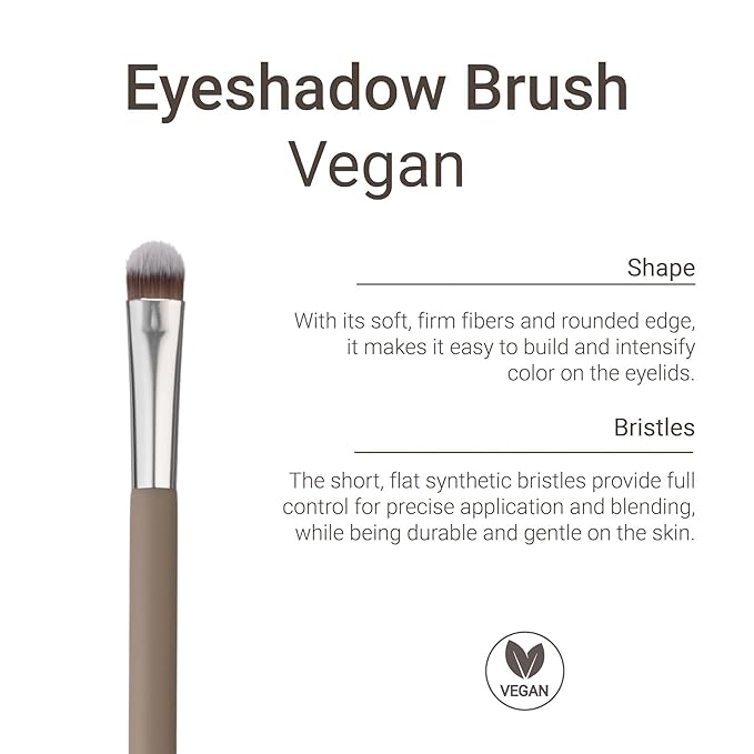 Sandstone Scandinavia Flat Eyeshadow Brush