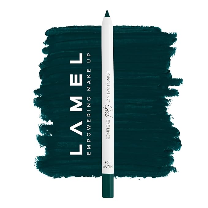 Lamel No Smudge Waterproof Gel Eyeliner Pencil – Metallic Green