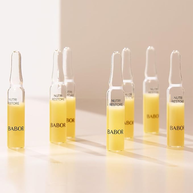 BABOR Nutri Restore 7-Day Ampoule Treatment with Ectoin, Nourishing Face Serum