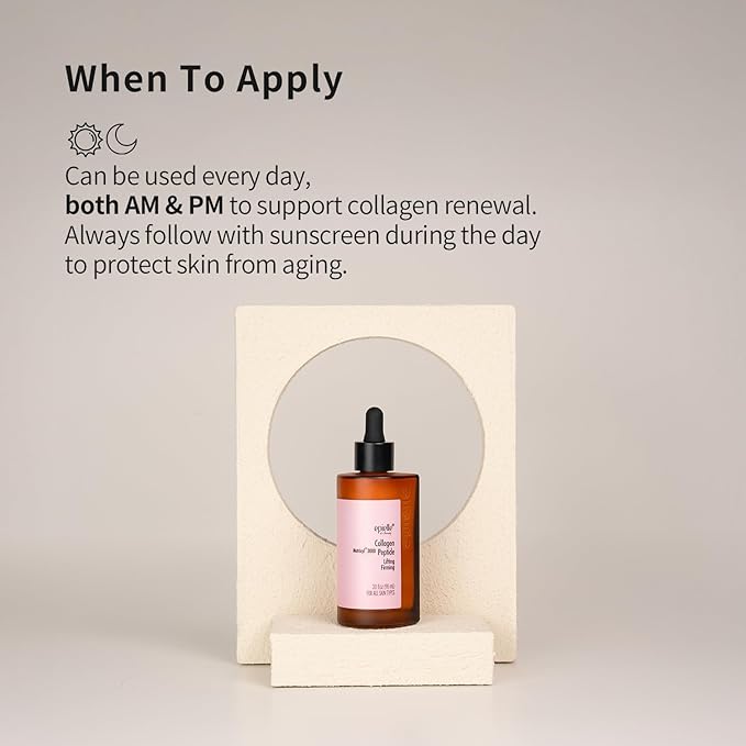 Epielle Complex Collagen + Peptides Serum 3 fl.oz, Glowing and Firming Formula for Uneven Tone & Enlarged Pores, Anti-Aging for Face, Korean Skin Care
