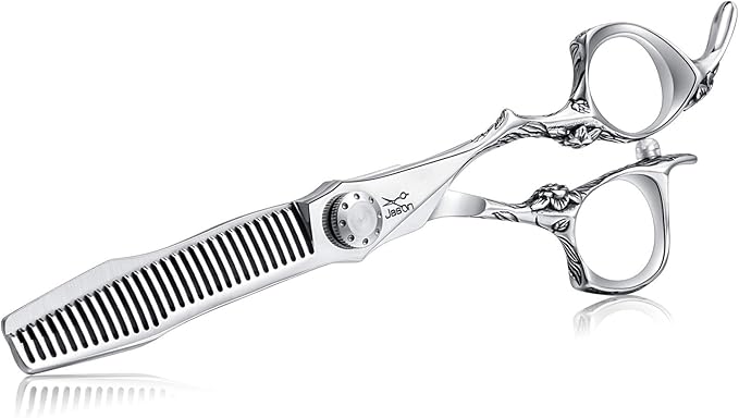 JASON Hair Thinning Scissors Shears - 6" 30-Tooth Barber Cutting Scissor