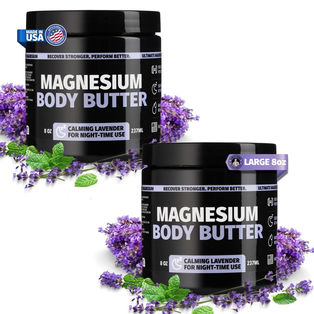 Coach Soak Nighttime Magnesium Body Butter - 16 oz, Lavender