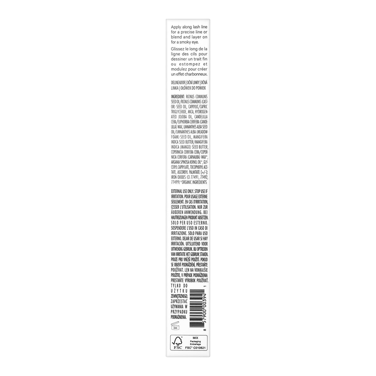 Well People Fresh Lines Eye Pencil, Black