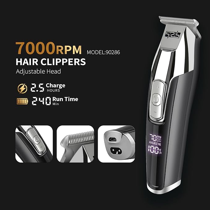DSP 3-in-1 Hair Clipper Trimmer Shaver Kit for Men, Rechargeable