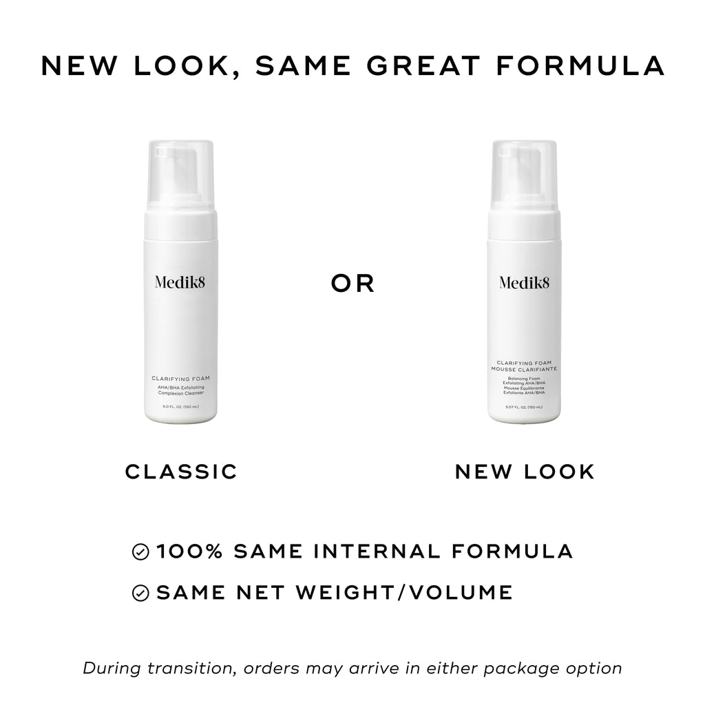 Medik8 Clarifying Foam Cleanser with Salicylic Acid For All Skin Types 5 oz