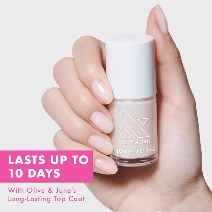 Olive & June Long Lasting Nail Polish, BEB Sheer White