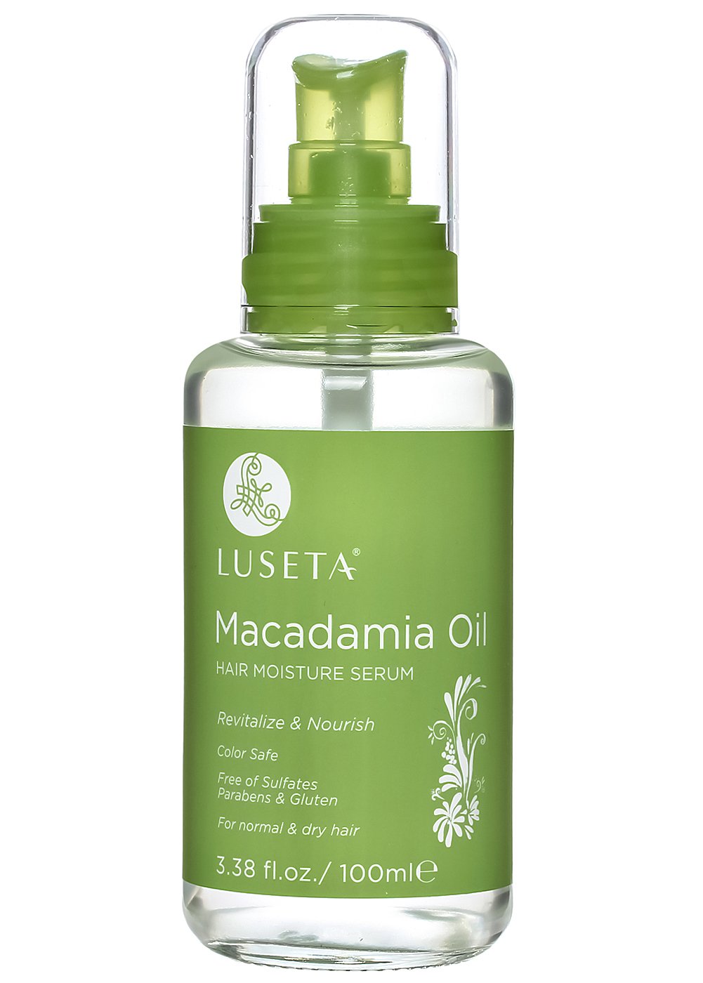 L LUSETA Biotin & Collagen Hair Oil Serum for Thin Hair, 3.38 fl oz