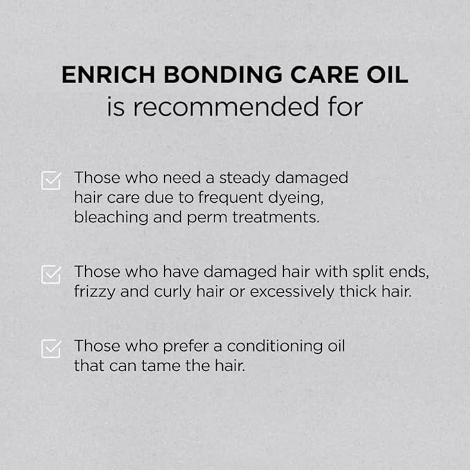 AYUNCHE Enrich Bonding Hair Oil for Frizz & Heat Protection 3.3 fl oz