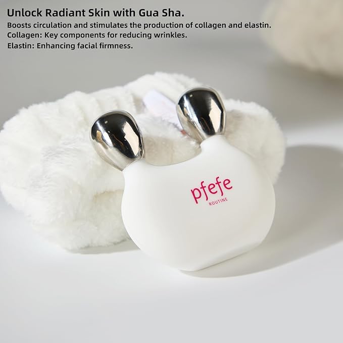 Stainless Steel Bunny Gua Sha & Face Roller, Cryo Rabbit Massager