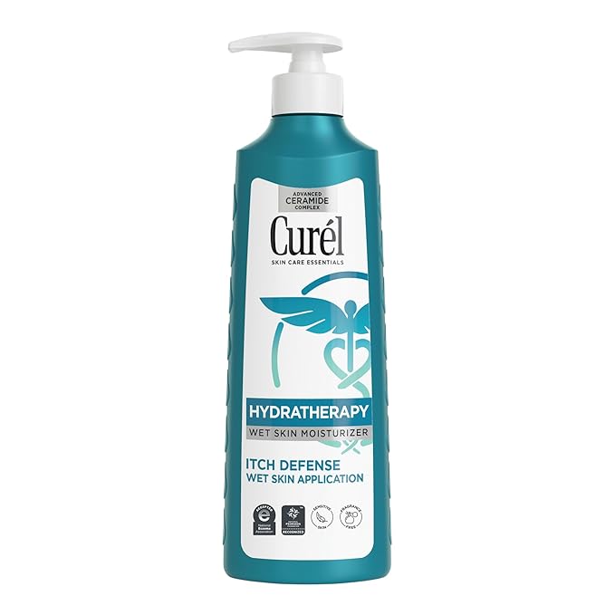 Curel Itch Defense In Shower Lotion For Wet Skin, 12 fl oz