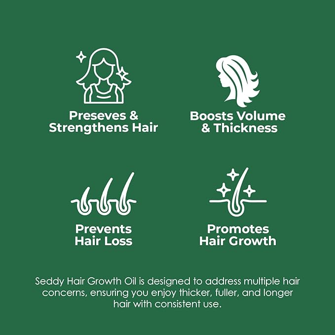 Seddy Hair Growth Oil, 1.7 Fl. Oz