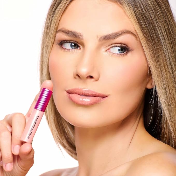 Haute Minute Makeup Mini Clutch Couture Lip Shine Gloss, Non-Sticky Lip Gloss, Vegan & Cruelty-free, High Shine Finish & Moisturizing - Unicorn Vibes