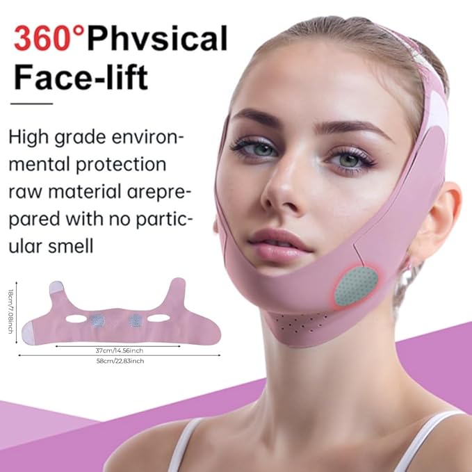 ROWMATE Graphene Chin Up Mask V Shaped Face Mask Chin Strap for Sleeping