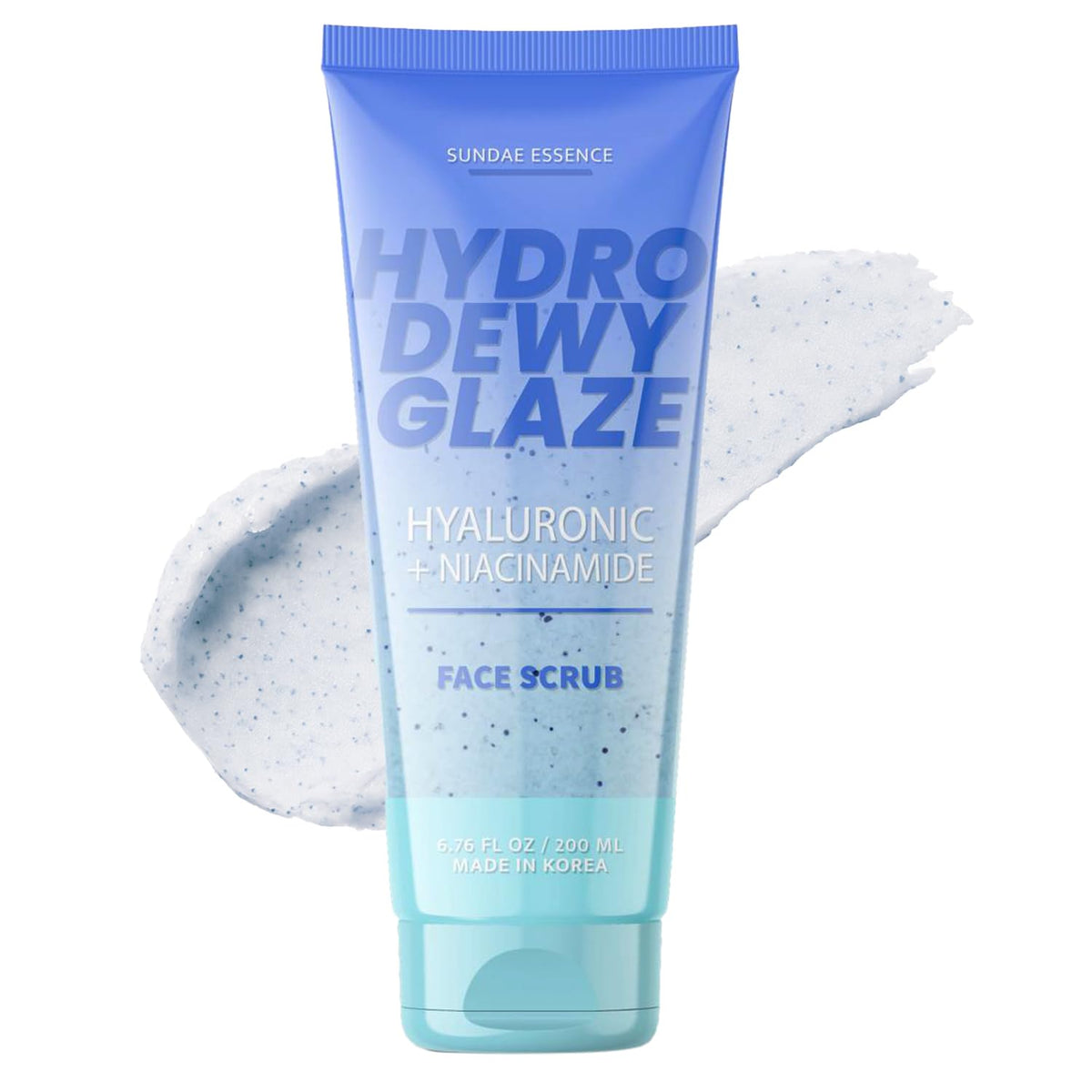 Sunday Essence Face Scrub with Collagen & Peptides – Gentle Exfoliating, Hydrating & Wrinkle Care – Dermatologist Tested, Korean Skin Care – Cruelty-Free, Vegan, Clean Beauty – 6.76 Fl Oz