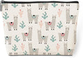Cute Llamas Makeup Bag Alpaca Llama Gifts Funny Llama Stuff Decor for Llamas Lover Christmas Birthday Gifts for Women Animal Lovers Girl Daughter Best Friend BFF Niece Sister Toiletry Bag