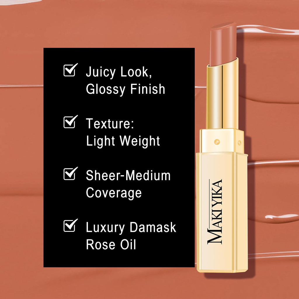 MAKI YIKA Moisture Nude Lipstick for Women Hydrate Tinted Lip Balm