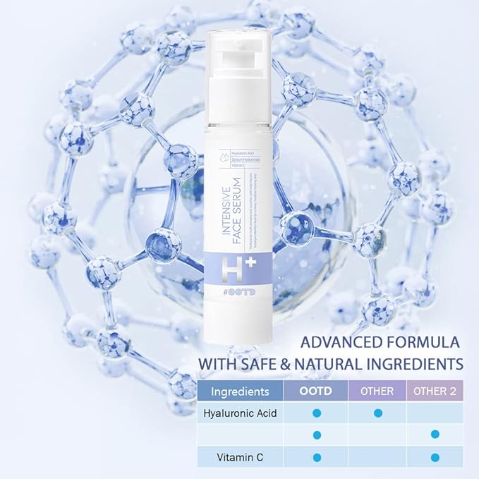 #OOTD Intensive Hydrating Moisturizing Serum, 1.69 Fl Oz | Korean Skincare