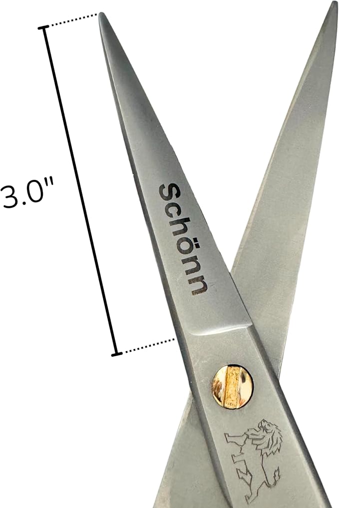 Hair Cutting Scissors, Schönn 6.5 Inches Hair Scissor, Professional Right-Handed Barber Shears - German Stainless Steel, Hand Sharpened Premium Scissors