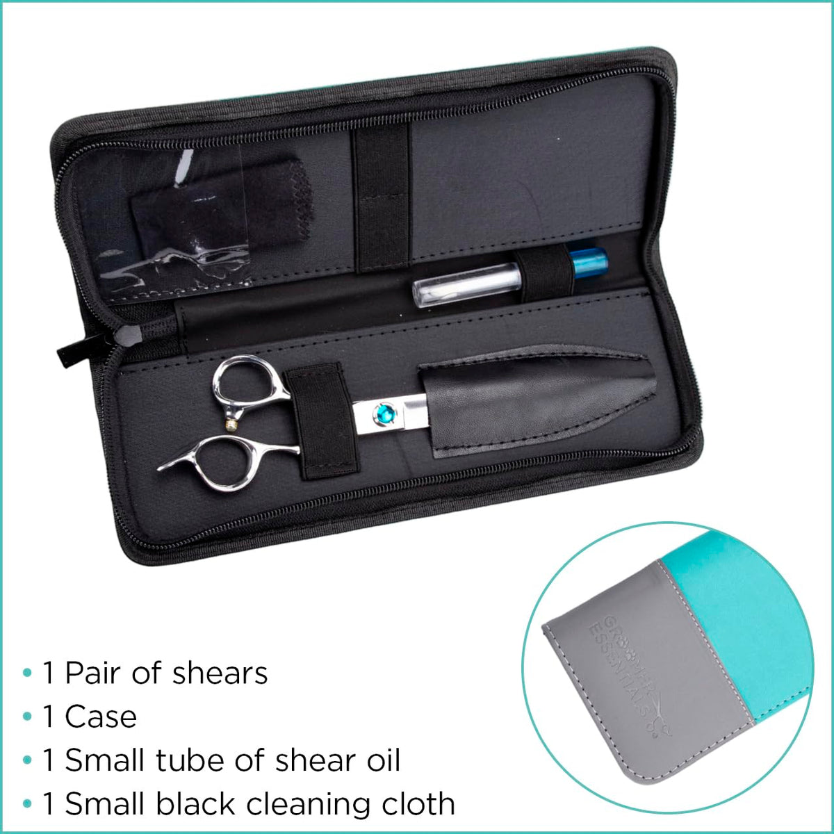 Groomer Essentials Straight Shear 8"