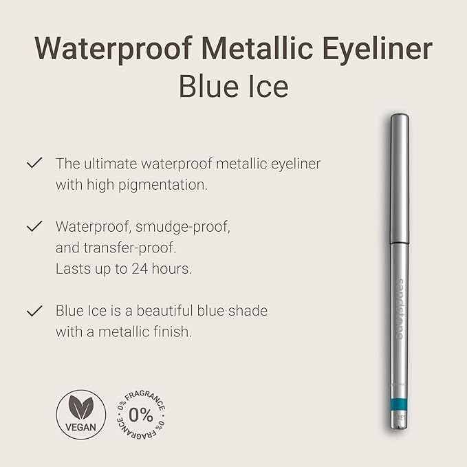 Sandstone Scandinavia Hypoallergenic Waterproof Eyeliner Pencil (Blue Ice)