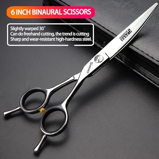 6/6.5-inch Professional Hair Clippers, Hairdressers, efficient Hair Clippers (6 inch-4pc)