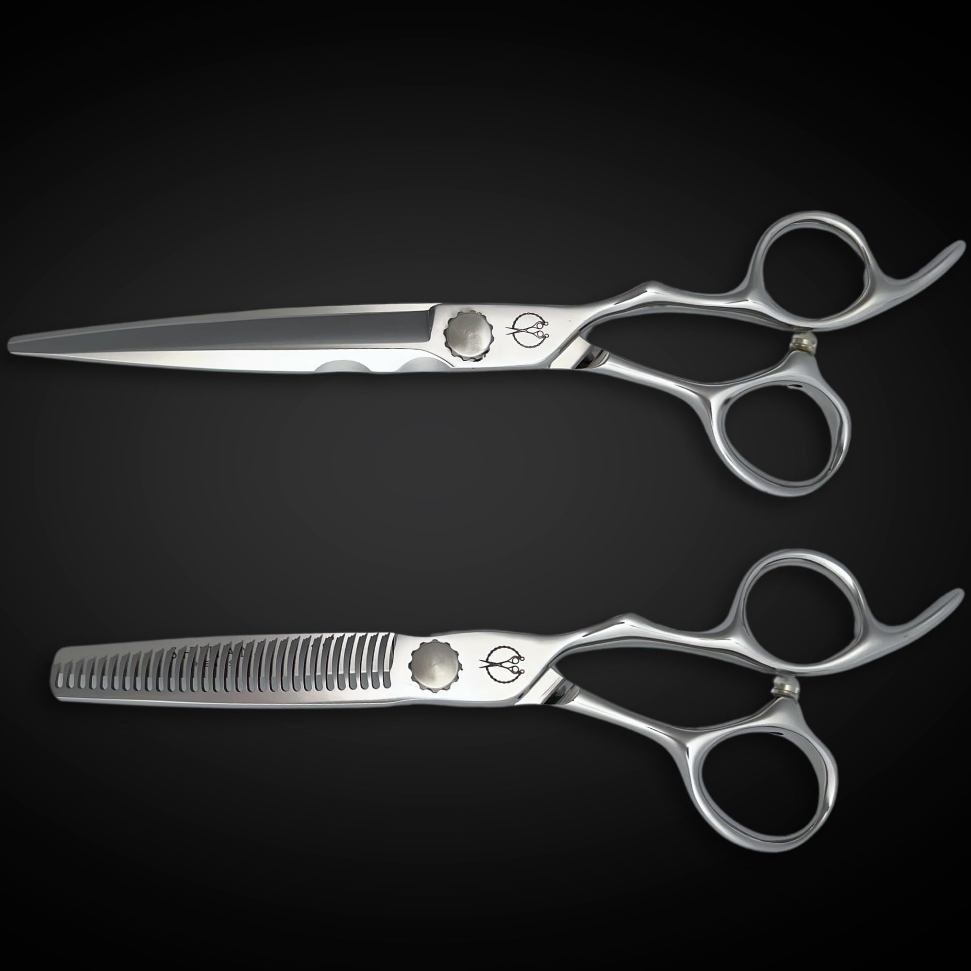 Shihan Shears 6.8" Legacy Steel Hair Cutting Scissors - Designed with Japan ATS-314 Japanese Steel (Steel Shears Set)