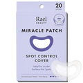 Rael Miracle Spot Control Cover Hydrocolloid Strips Pimple Patches (20 Ct)