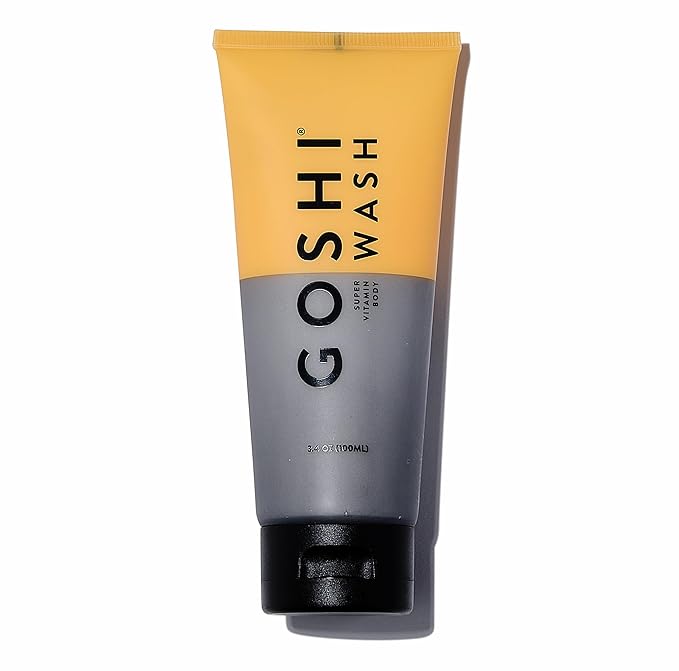 GOSHI Super Vitamin Body Wash - pH-Balanced Exfoliating, 3.4 oz