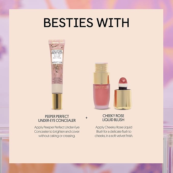Winky Lux Luscious Barely There Sheer Tinted Lip Oil - Hydrating Lip Gloss Tint, Cool Pink Glossy Lip Balm, Juicy Non Sticky Long Lasting Formula, Infused with Jojoba Oil & Soft Vanilla Scent