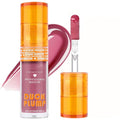 Metfdlaig Super Lustrous Lip Oil, Non-Sticky, Hydrating, Hypoallergenic, Waterproof, High Shine Finish (06# Deep Berry)