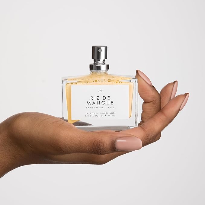 Le Monde Gourmand Riz de Mangue Eau de Parfum Spray Perfume for Women, Mango, Rice Milk & Creamy Sandalwood Scent, Vegan & Cruelty Free, 1 fl oz (30 ml)