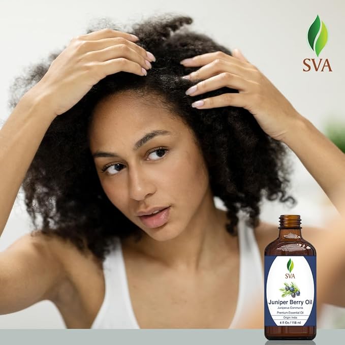 SVA Juniper Berry Essential Oil with Dropper, 4 Fl Oz (118 ml)