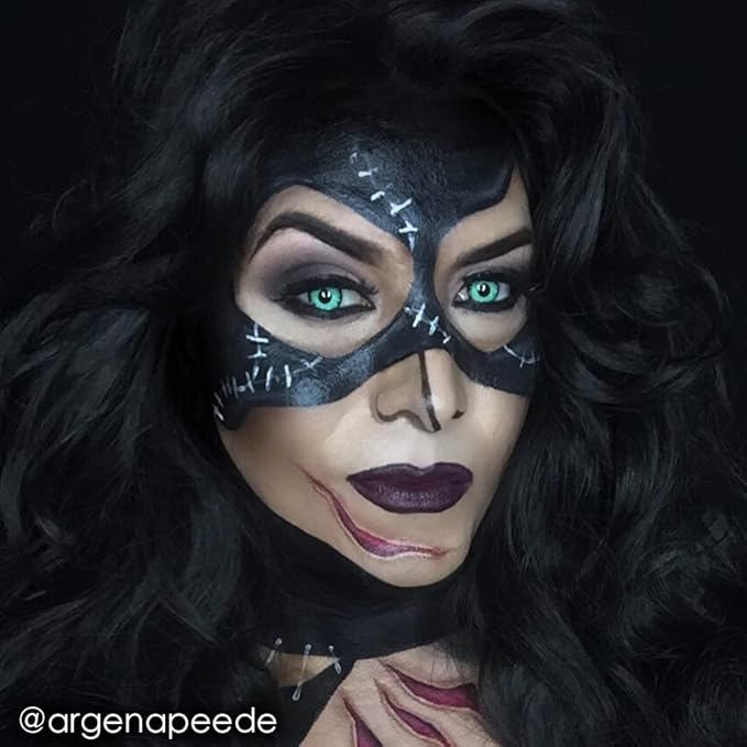 Mehron Makeup CreamBlend Stick | Face Paint, Body Paint, & Foundation Cream Makeup | Perfect for Halloween.75 oz (21 g) (Black) | Made in the USA