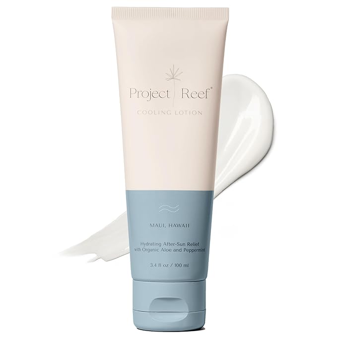 Project Reef After Sun Cooling Lotion Natural Aftersun Care, 3.4 Fl oz