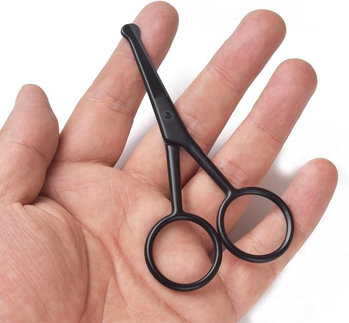 Motanar Multicolor Professional Grooming Scissors for Facial Hair Removal