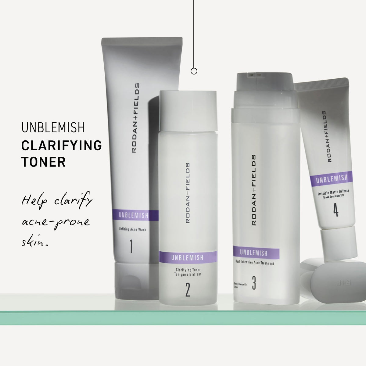 Rodan + Fields Unblemish Clarifying Toner 4.2 fl oz | Exfoliating Facial Toner for Oily & Combination Skin | Glycolic Acid & Hydrating Toner for Balanced, Smooth Skin
