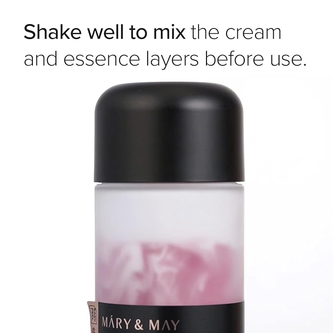 Mary&May Blackberry Dual-Phase Milky Cream Essence Duo, 9.46 oz