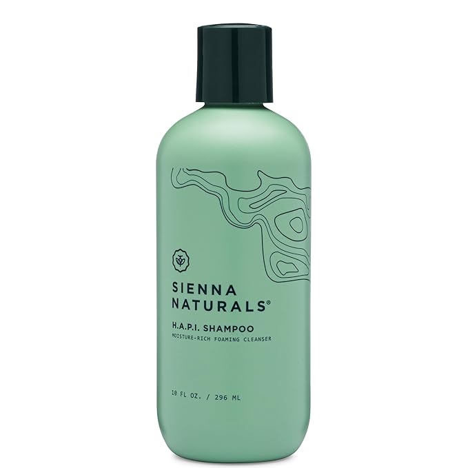 Sienna Naturals - HAPI Shampoo - Hydrating Cleanser - Vegan - 10 Fl Oz