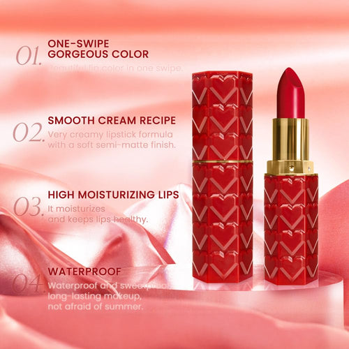 3 Pcs Matte Velvet Lipstick for Women Set,Nude Long Lasting Matte Lip Stick 24H Waterproof for Girls Natural Lip Makeup,Non-Stick Lipstick Makeup for Women,labiales magicos 24 horas originales