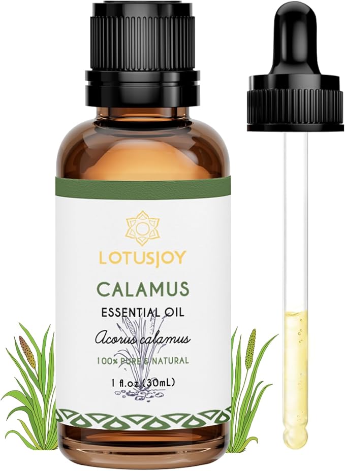 LOTUSJOY Calamus Essential Oil for Skin Hair Diffuser DIY Anointing Oil- 1 Oz