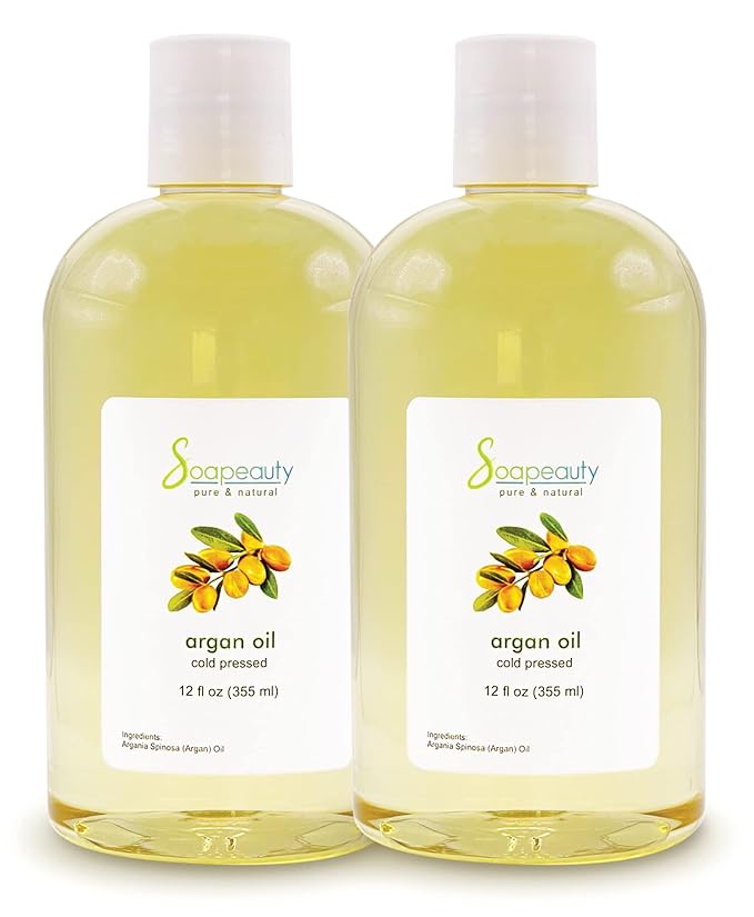 Argan Oil Refined Pure Natural Carrier Oil for Skin Hair 24 fl oz 2Pack