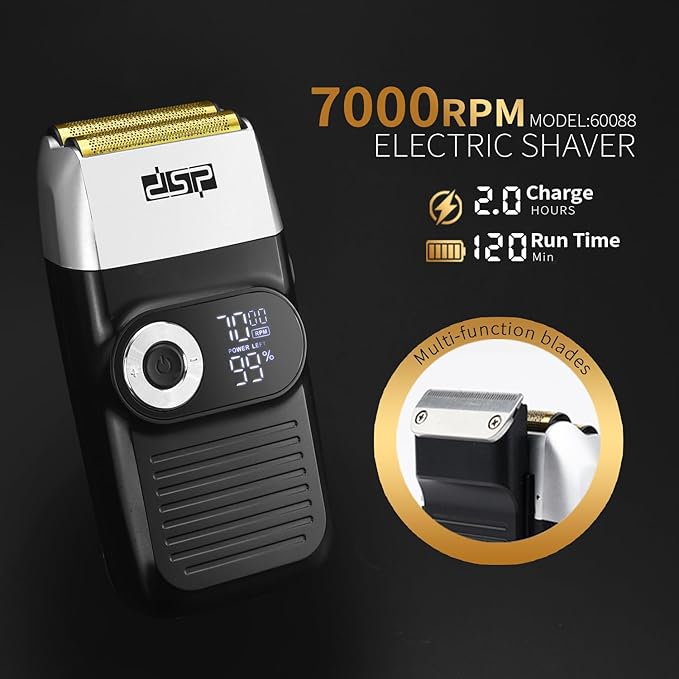 DSP 3-in-1 Hair Clipper Trimmer Shaver Kit for Men, Rechargeable