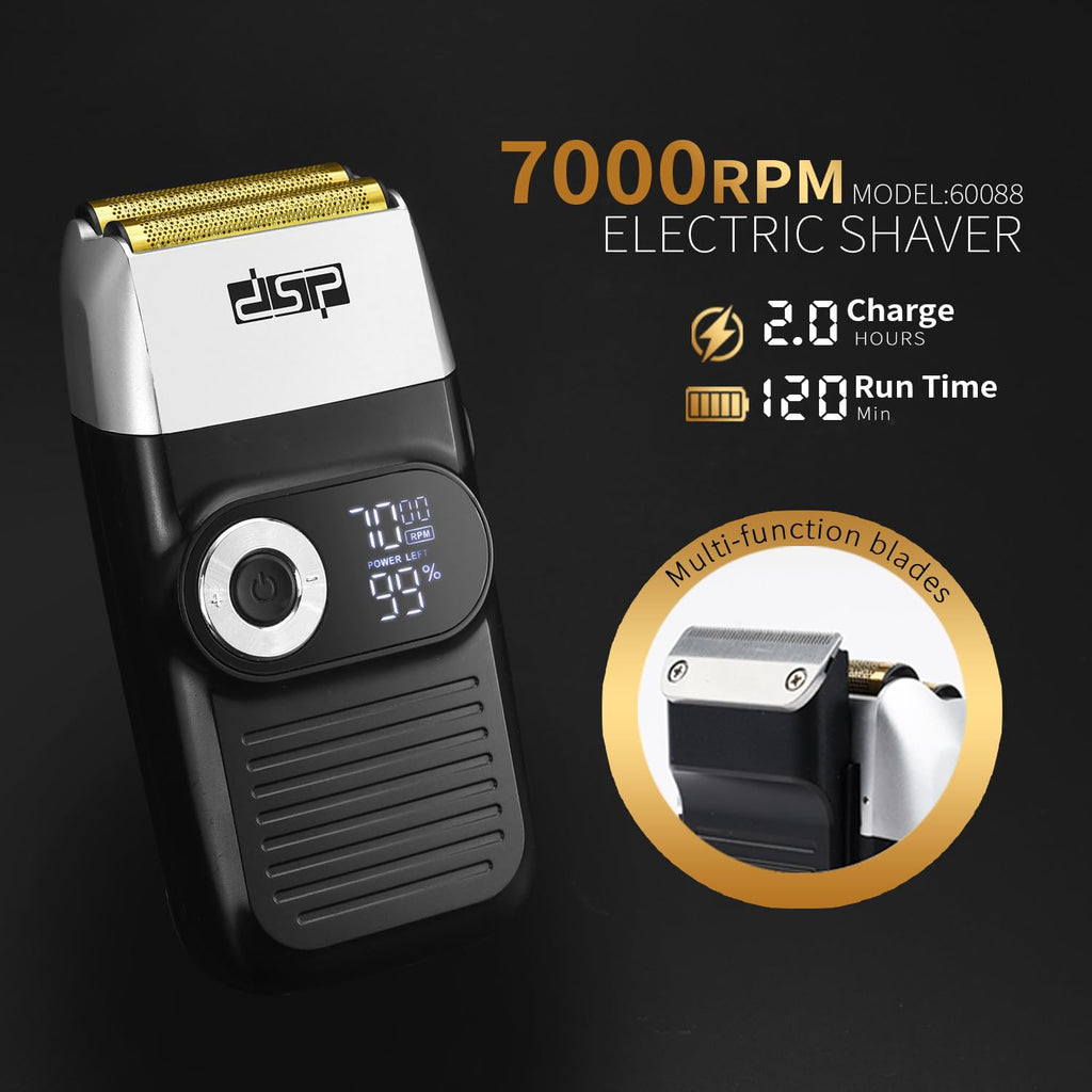 DSP 3-in-1 Hair Clipper Trimmer Shaver Kit for Men, Rechargeable