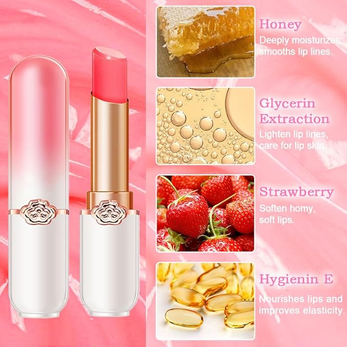 PH Color Changing Lipstick, Magic Lipstick, Moisturizing Pink Lip stick