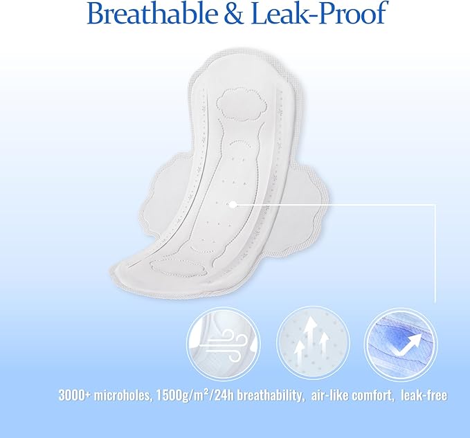 MODAL Silk-Ultra Thin Sanitary Pads, Real Mulberry Silk, Regular, 8 Count
