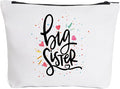 IHopes+ Cute Big Sister Reusable Makeup Bag Big Sister Gifts for Little Girls Best Sister Makeup Bag Gifts for Birthday Christmas
