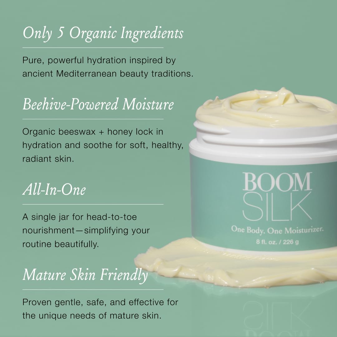 Boomsilk® Face Moisturizer Cream by Boom Beauty, 8 oz
